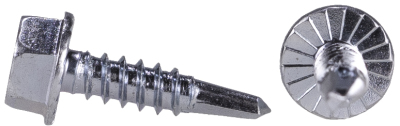 indented hex washer head unslotted self drilling tek screw