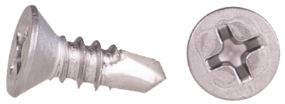 stainless self drilling phillips flathead screw