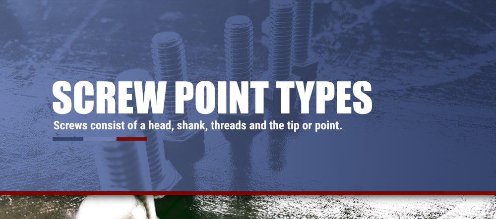 Screw point types.