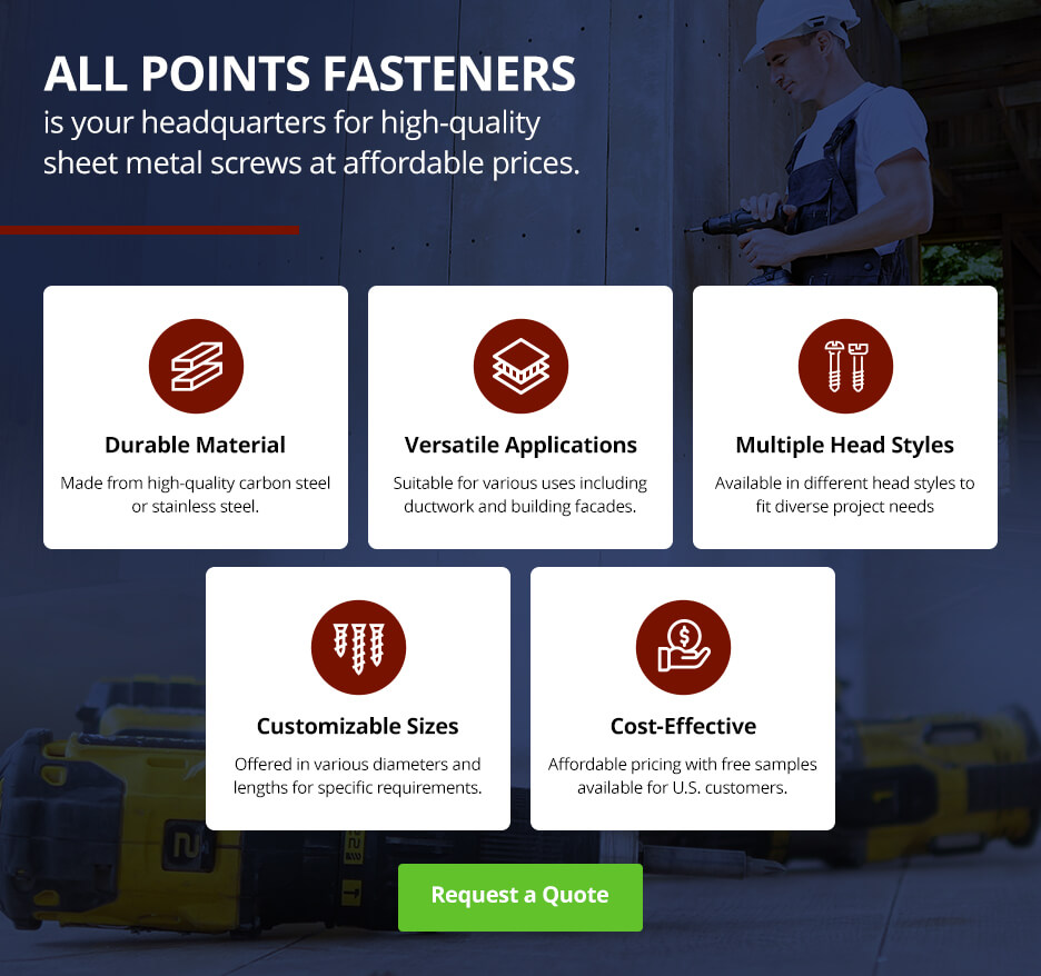 Sheet Metal Screws Top Image