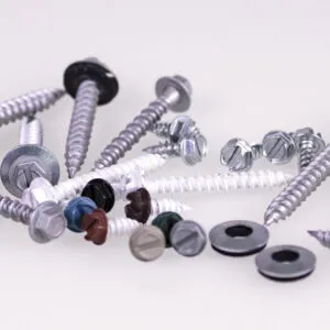 INDENTED HEX WASHER HEAD SLOTTED