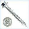 1/4" TALL INDENTED HEX WASHER HEAD SLOTTED