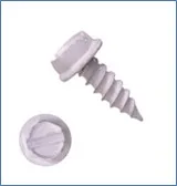 1/4" INDENTED HEX WASHER HEAD SLOTTED