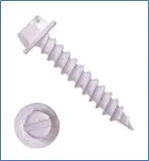 1/4" TALL INDENTED HEX WASHER HEAD SLOTTED