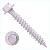 1/4" TALL INDENTED HEX WASHER HEAD SLOTTED FILLET