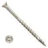 TRIM FLAT HEAD SQUARE DRIVE 305 STAINLESS STEEL