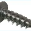 1/4" INDENTED HEX WASHER HEAD SLOTTED