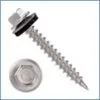 1/4" INDENTED HEX WASHER HEAD UNSLOTTED