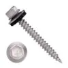 1/4" TALL INDENTED HEX WASHER HEAD UNSLOTTED FILLET W/NEOPRENE WASHER