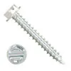 1/4" INDENTED HEX WASHER HEAD SLOTTED