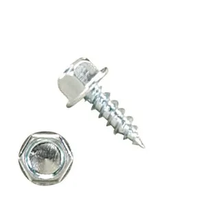 1/4" INDENTED HEX WASHER HEAD UNSLOTTED