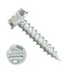 5/16" INDENTED HEX WASHER HEAD SLOTTED