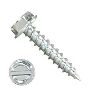 5/16" INDENTED HEX WASHER HEAD SLOTTED