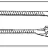 SELF-LOCKING NYLON CABLE TIES WITH#10 SCREW HOLE - BLACK